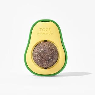 Pet Guard Avocado Cat Catnip Toys, Grinding Teeth Cleaning Cat Toys Plastic Chew Toy For Cat
