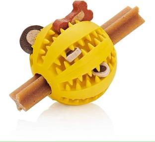 PETZ R US Food Dispensing Chew Ball for Dogs , Interactive, Durable Toy, Silicone Treat Dispensing Toy, Chew Toy, Ball For Dog
