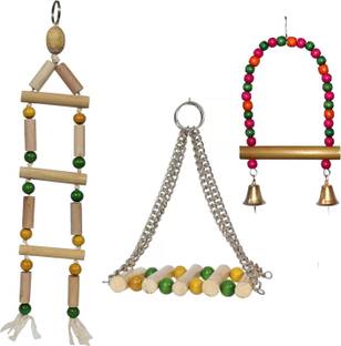 Jainsons Pet Products Wooden Chew Toy, Training Aid For Bird