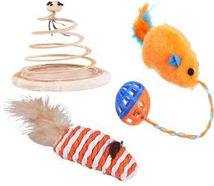 THE PETS POPULAR Combo Of Cats Toys Cotton Plush Toy For Cat