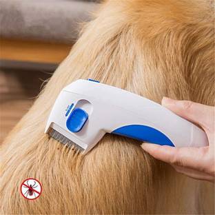 Bark Bliss Electrical Kill Tick and Remove Fleas Grooms Plastic Training Aid For Dog & Cat