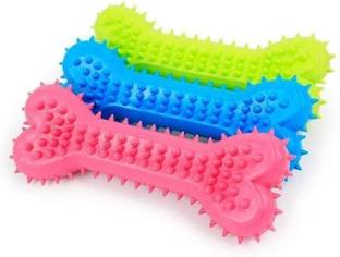 Pettivo Dog Trust Non-Toxic Rubber Dog Chew Bone Toy, Puppy/Dog Teething Toy Rubber Rubber Toy For Dog