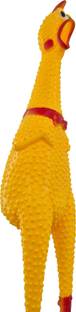 SHOPET Dog Squeaky Toy | Chicken Toy For Cats | Pet Chew Sound Toy Small Size for Dogs Rubber Chew Toy, Fetch Toy, Squeaky Toy, Training Aid, Rubber Toy For Dog & Cat