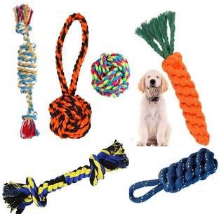 SENAPATI Cotton Ball, Chew Toy, Chew Toy, Soft Toy, Rubber Toy, Training Aid For Dog