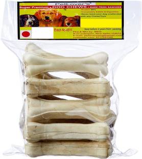 Pet Lovers Bone Rawhide Large 6" 1 KG Chicken Dog Treat