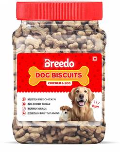 Breedo Dog Non Veg Real (Chicken Flavour) Dog Biscuit Treat || Healthy Chicken & EGG Chicken Dog Treat