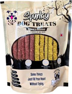 Spunky pets Dog Treat Munchy Chew Sticks 400 grams, Chicken, Beef Dog Treat