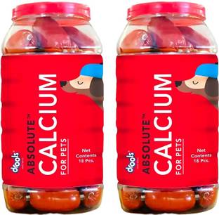 Drools drools Calcium Sausage 18+18pcs | Adult, New Born, Young & All Life Stage Chicken Dog Treat