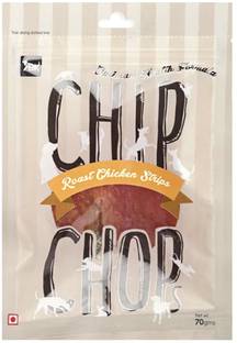 Chip Chops Roast Chicken Strips Dog Meaty Treat - 70 gm Chicken Dog Treat
