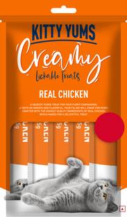 Kitty Yums Creamy Lickable Treat Real Chicken Cat Treat