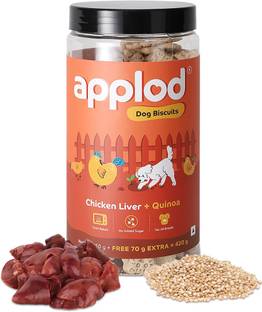 Applod Dog Biscuit Quinoa with Chicken Liver Dog Treat