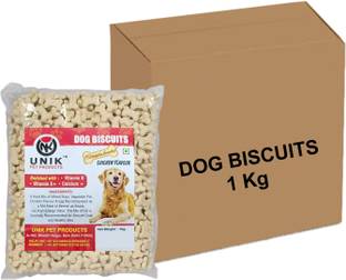 Unik Dog Food Real Milk Dog Biscuits For Puppy Dogs 1kg _ Milk Dog Treat