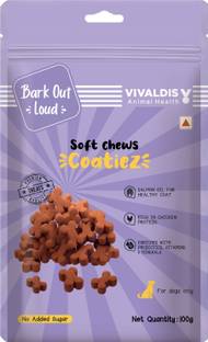 BARK OUT LOUD Bark Out Loud Coatiez Soft Chew Dog Treats for Skin & Coat with Chicken Protein Chicken Dog Treat