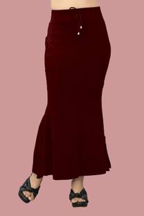 Ozberk Creation K.MT._Fish_Maroon_M_Saree Shapewear shapewear petticoat For women Lycra Blend Petticoat