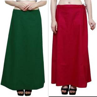 Gugaliya Bottle Green-Rani Pure Cotton Petticoat