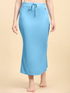 Trendmalls TM-P001-Blue ice-3XL Lycra Blend Petticoat