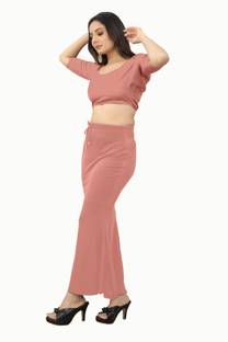 SANDIAM SALES NEW._Fish_peach_M_Saree Shapewear shapewear petticoat For women Lycra Blend Petticoat