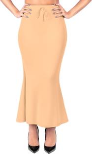 BuyOnn Slim Petticoat for Saree Beige Lycra Blend Petticoat