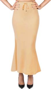 BuyOnn Slim Petticoat for Saree Beige Lycra Blend Petticoat