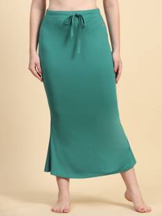 Trendmalls TM-P001-Light Green-3XL Lycra Blend Petticoat