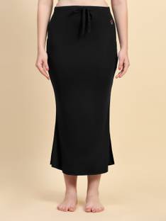 Trendmalls TM-P001-Black-M Lycra Blend Petticoat