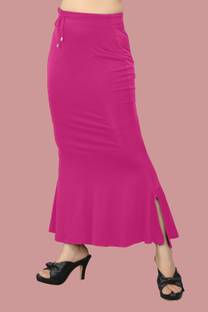 Ozberk Creation K.MT._Fish_Pink_L_Saree Shapewear shapewear petticoat For women Lycra Blend Petticoat