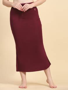 Trendmalls New.P01-Maroon Lycra Blend Petticoat