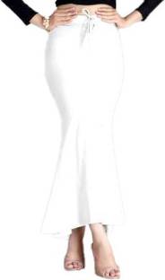 Ozberk Creation AMZX.._White _L_ sareeAMZX.. shapewear petticoat Lycra Blend Petticoat