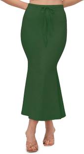 SHAYONAM Lycra Blend Petticoat Green (L) Lycra Blend Petticoat
