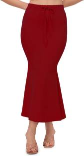 SHAYONAM Lycra Blend Petticoat Maroon (M) Lycra Blend Petticoat