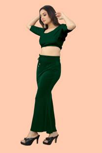 Ozberk Creation SH.__Fish_Dark Green_S_Saree Shapewear shapewear petticoat For Women Lycra Blend Petticoat