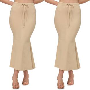 ALYNE BEIGE-COMBO-FISHCUT-BEIGE-BEIGE Lycra Blend Petticoat