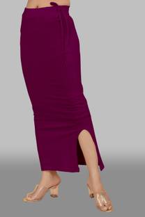 Ozberk Creation DASN._Dori_purple_XL_Saree Shapewear shapewear petticoat For saree Lycra Blend Petticoat