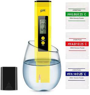AMPEREUS Auto PH Meter for High Accuracy with 0.00-14.00ph Tester & Water Quality Test Digital pH Meter