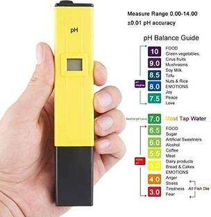 RUIQUAN PH METER High Accuracy ±0.1pH 0.6" LCD Mini Digital Digital pH Meter
