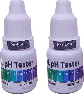 Parijata pH Drop for pH Testing and Alkaline level, for pH Water Testing with pH Chart Ph Test Strip