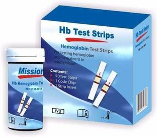 Mission HB Hemoglobin Test Strips (50 Strips) Ph Test Strip