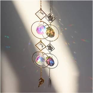 HASTHIP Suncatchers Star Crystals Hanging Window Decor Rainbow Maker for Home Garden Crystal Windchime