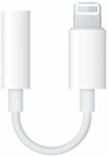 TIZOQ White Apple Lightning to 3.5 mm Headphone Jack Adapter Compatible with Apple iPhone Phone Converter