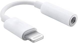 Velmi White Lightning to 3.5mm AUX Port – Headphone Cable Adapter for Music & Audio Phone Converter