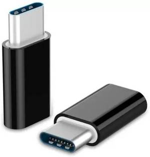TSHIENTT Black USB 2.0 0.05 m 3.0 USB to Type C pin Sync & High Speed Connector (Pack of 2) Phone Converter