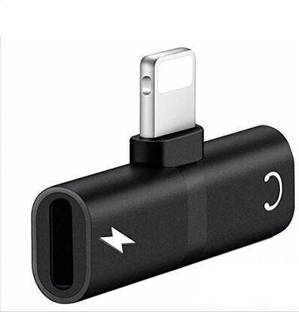 SANNO WORLD Black 2 in 1 mini Portable Charging Splitter Phone Converter