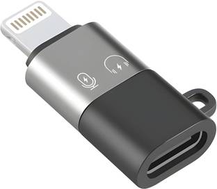 ZENIFY Silver, Black Type C Female to 8pinMale Connector OTG for Adapter Phone Converter