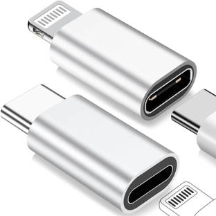 CRAYOTALK USB C to Lightning Adapter Support 27W Fast Charging & Data Sync & Lightning to USB-C Phone Converter