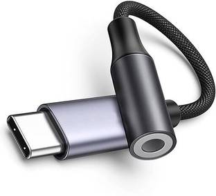 HOMEMO For IPhone 15 Series&Galaxy A&F&M&S Series&Redmi&OnePlus&Google&Nothing(Grey) Type C to 3.5 mm Jack Adapter DAC Mobile Compatible Headphone Stereo Audio Aux Phone Converter