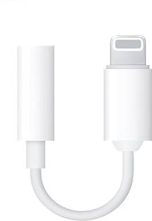 nikolve White Lightning to 3.5mm Headphone Audio Jack Adapter for i-phone Connector Phone Converter