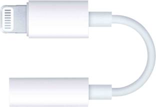 UBRONIK White Lightning to 3.5mm Male Audio Jack Phone Connector Phone Converter