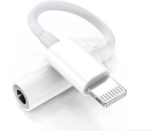 Nizix White Headphone Jack Adapter | Lightning to 3.5mm AUX Cable Converter Phone Converter