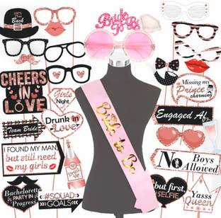 Wobbox Bachelorette Party Props, Bachelorette Sash,Bachelorette Decorations Items-537 Photo Booth Board