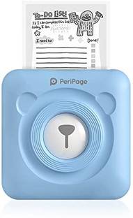 PeriPeri PeriPage A6-Blue Mini Thermal Printer Inkless Bluetooth Pocket Printer for Print Photo Printer